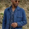 Mervin Wilson Death in Paradise Blue Cotton Jacket