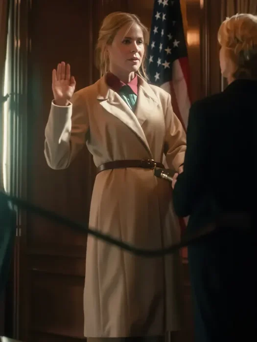 Nicole Kidman Scarpetta Beige Coat