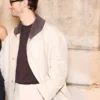 Paris Fashion Week Pierre Niney Coat