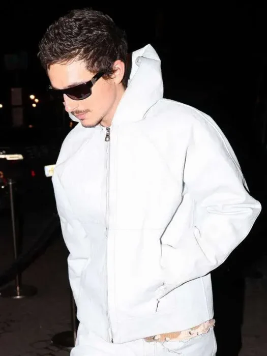 Paris Timothee Chalamet Hooded Jacket