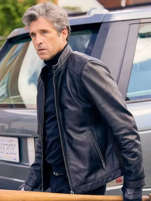 Patrick Dempsey Memory of a Killer Leather Jacket