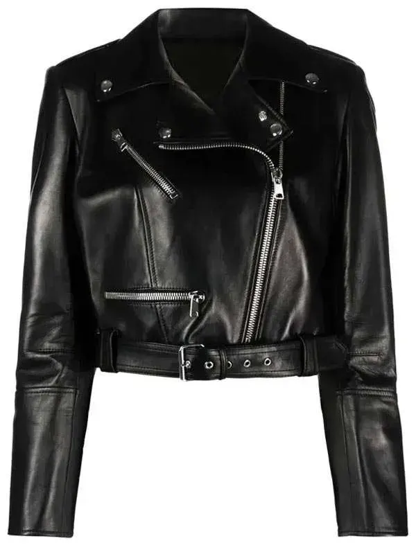 RHOBH Amanda Frances Black Leather Jacket