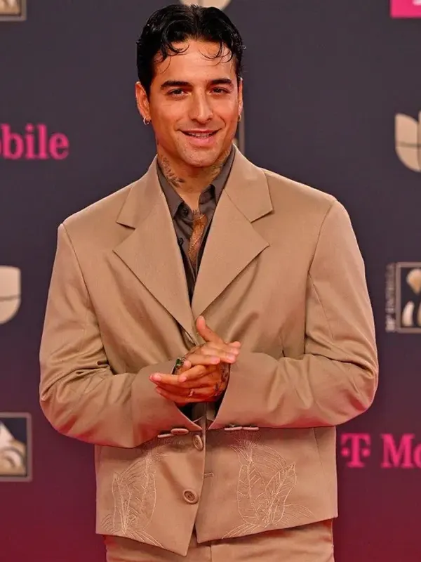Red Carpet Maluma Beige Blazer