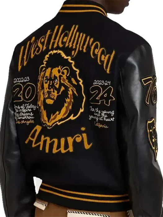 Relationship Goals Method Man Black Varsity Jacket Back