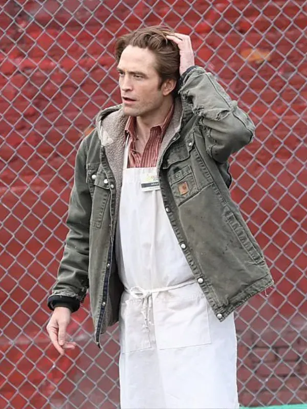 Robert Pattinson Here Comes The Flood Movie Set Denim Jacket