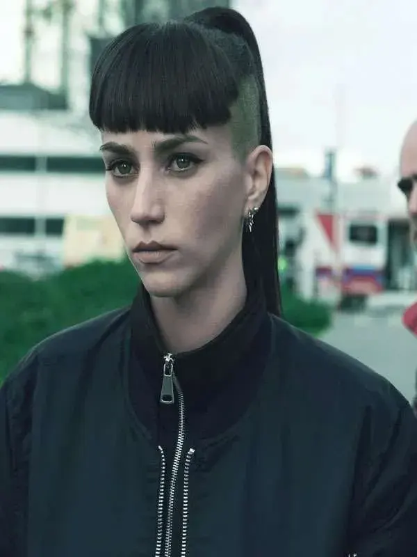 Salvador Claudia Salas Black Bomber Jacket