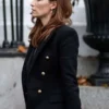 Sarah Levy SurrealEstate Black Wool Coat