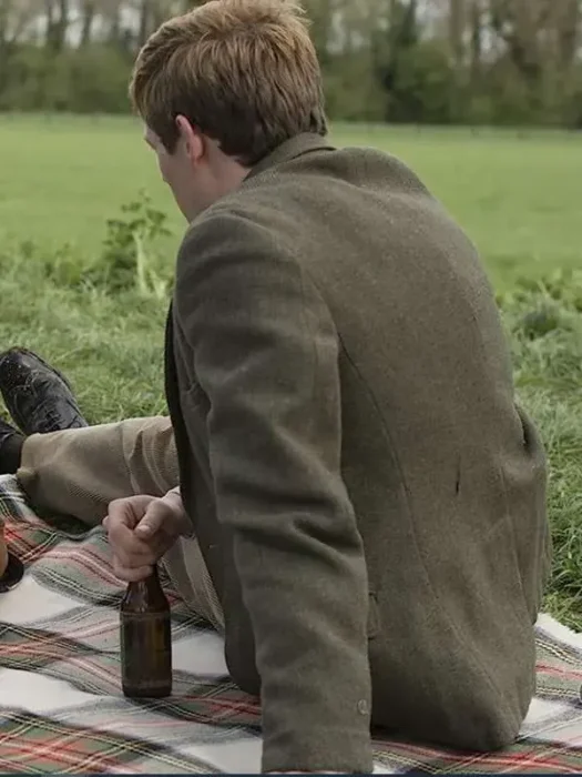 Sidney Chambers Grantchester Green Blazer Back