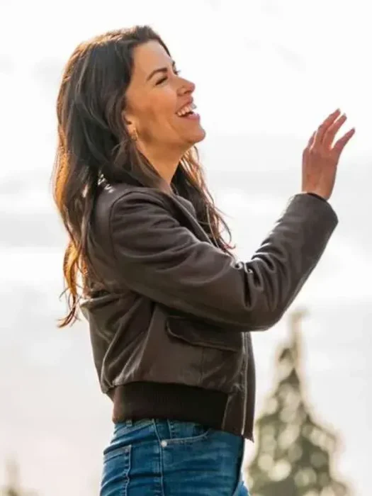 Sofia Pernas Tracker S03 Brown Leather Jacket