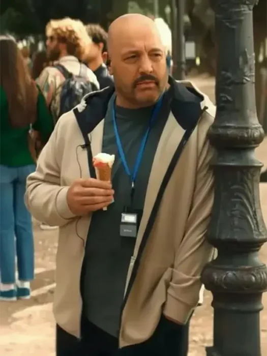 Solo Mio Kevin James Beige Hooded Jacket