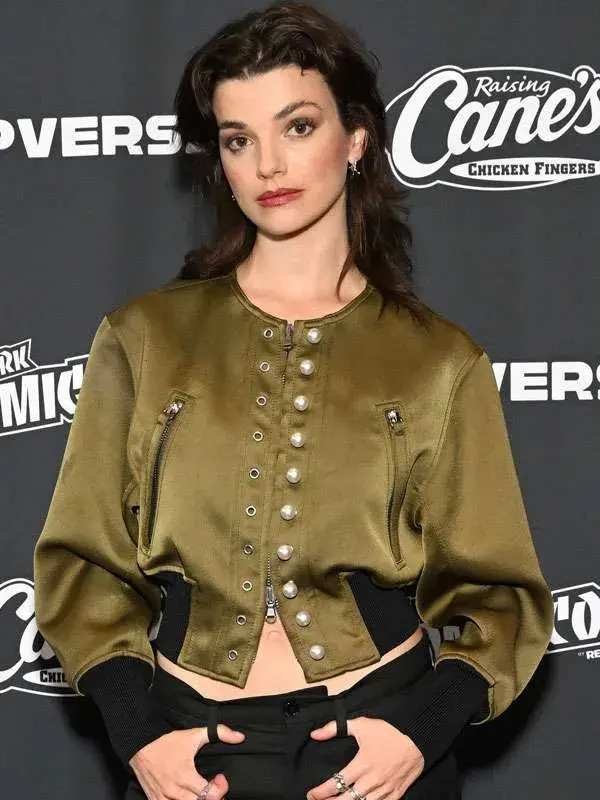 Star Trek Starfleet Academy Zoë Steiner Satin Green Jacket