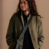The Drama Zendaya Wool Green Jacket