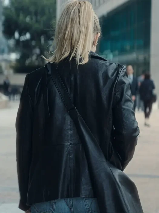 The Last Thing He Told Me Bailey Michaels Leather Blazer Back