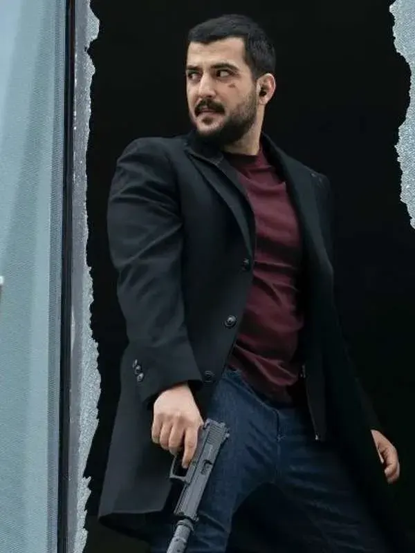 The Night Agent Phoenix Raei Black Coat