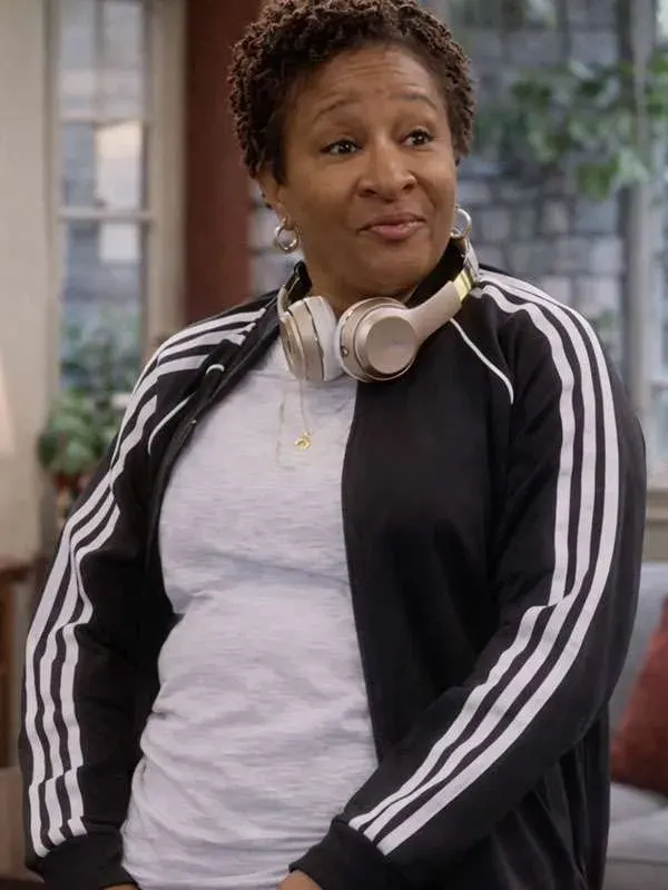 The Upshaws Kim Fields Black Track Jacket