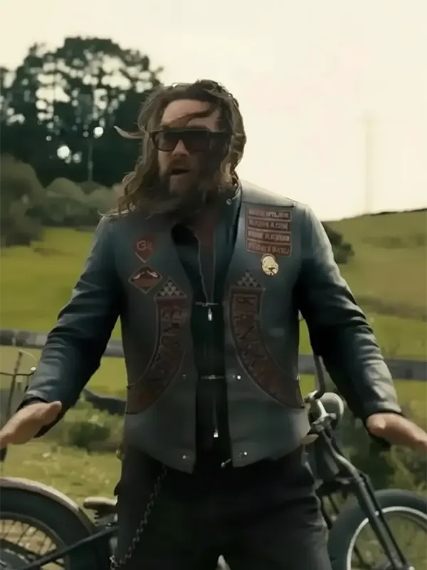 The Wrecking Crew Jonny Hale Black Embroidered Vest