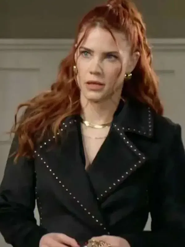 The Young And The Restless Sally Spectra Black Studded Coat