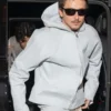 Timothee Chalamet Paris Hooded Grey Jacket