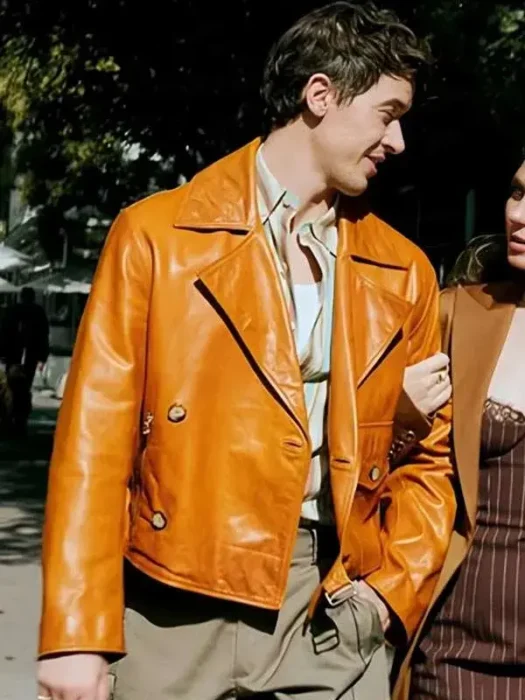 Tom Blyth People We Meet on Vacation Leather Jacket