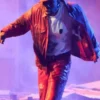 Tyler The Creator Grammy 2026 Red Leather Jacket