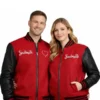 Valentine’s Day Red And Black Letterman Jacket