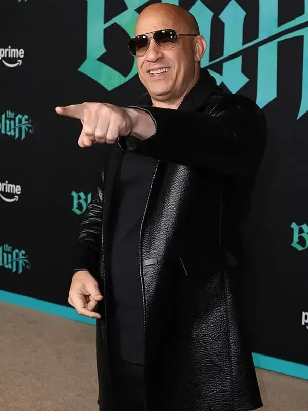 Vin Diesel The Bluff Event Leather Coat