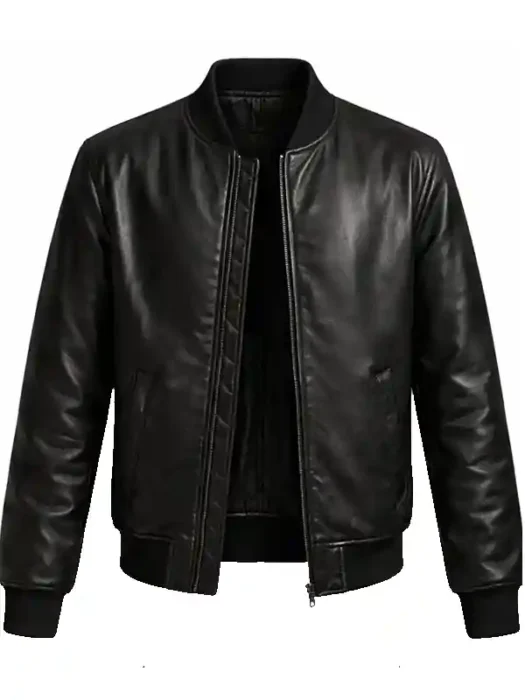 Waiting for the Out Gerard Kearns Leather Jacket