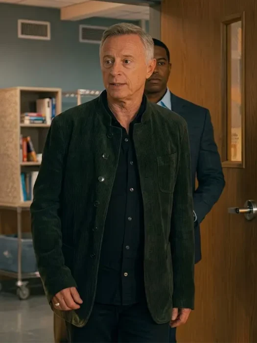 Watson Robert Carlyle Green Suede Jacket