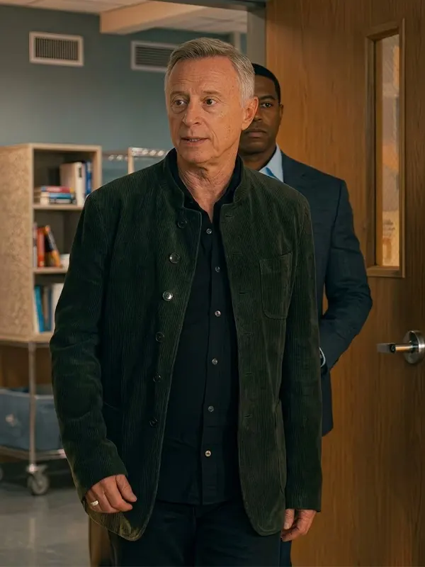 Watson Robert Carlyle Green Suede Jacket