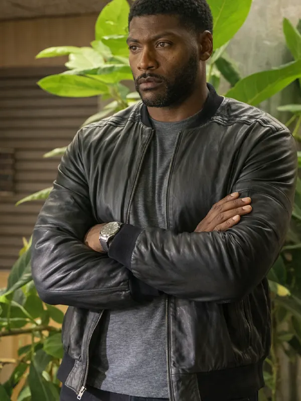 Watson S02 Jamall Johnson Leather Bomber Jacket