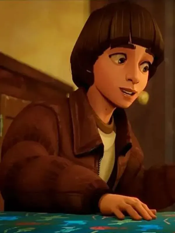 Will Byers Stranger Things Tales from 85 Puffer Brown Jacket