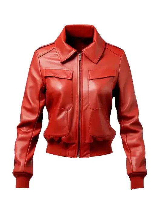 Womens_Bomber_Red_Leather_Jacket