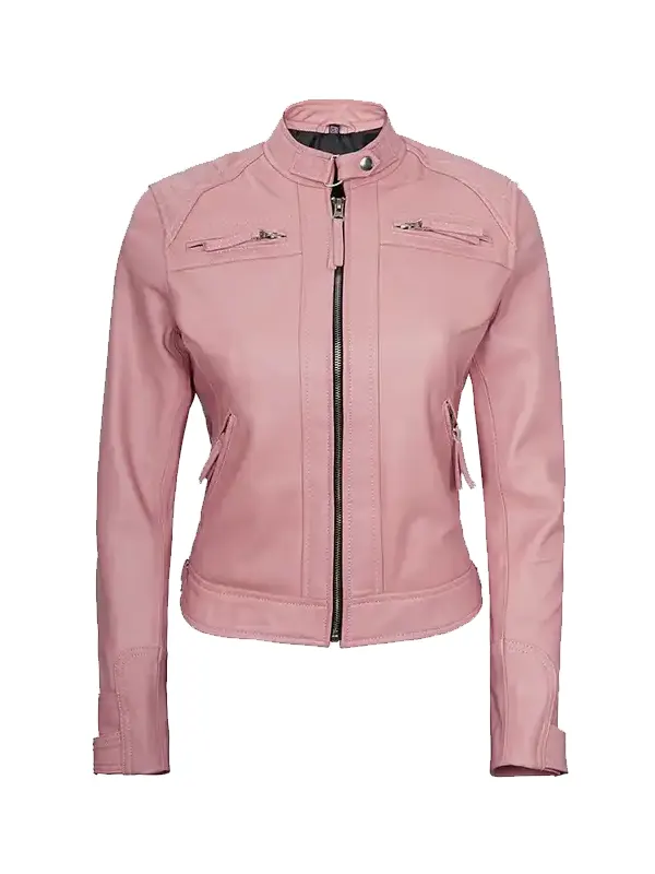 Womens_Pink_Diamond_Cafe_Racer_Leather_Jacket