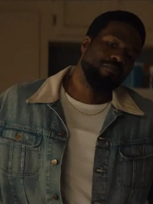Wonder Man Yahya Abdul Mateen II Blue Denim Jacket