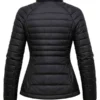 Zendaya Euphoria S03 Black Puffer Jacket Back
