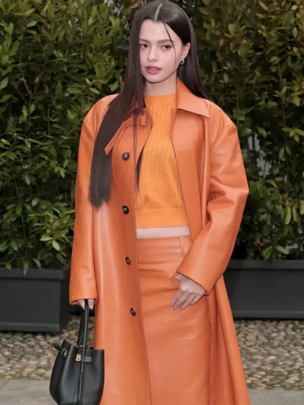 2026 Fashion Show Becky Armstrong Leather Coat