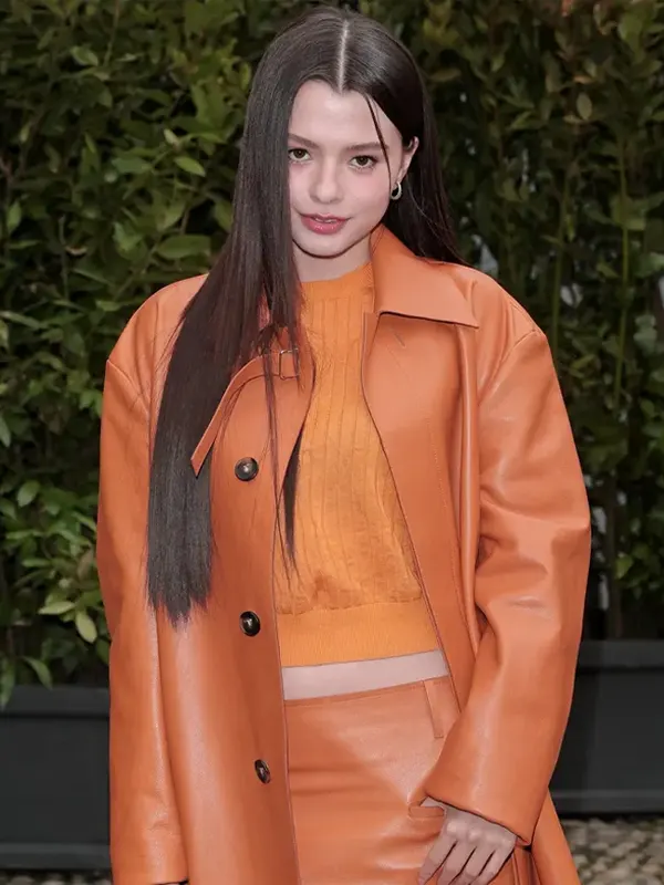 2026 Fashion Show Becky Armstrong Orange Coat