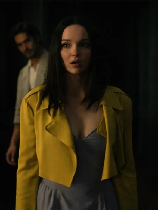 56 Days Ciara Wyse Yellow Cotton Jacket