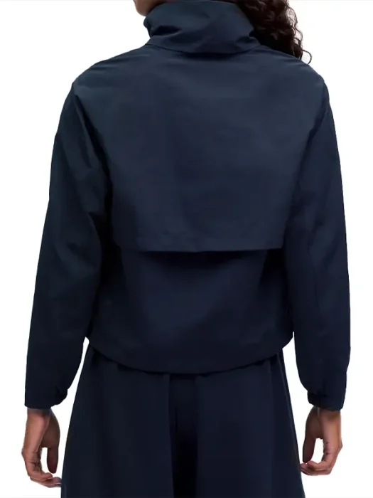 56 Days Karla Souza Blue Jacket Back