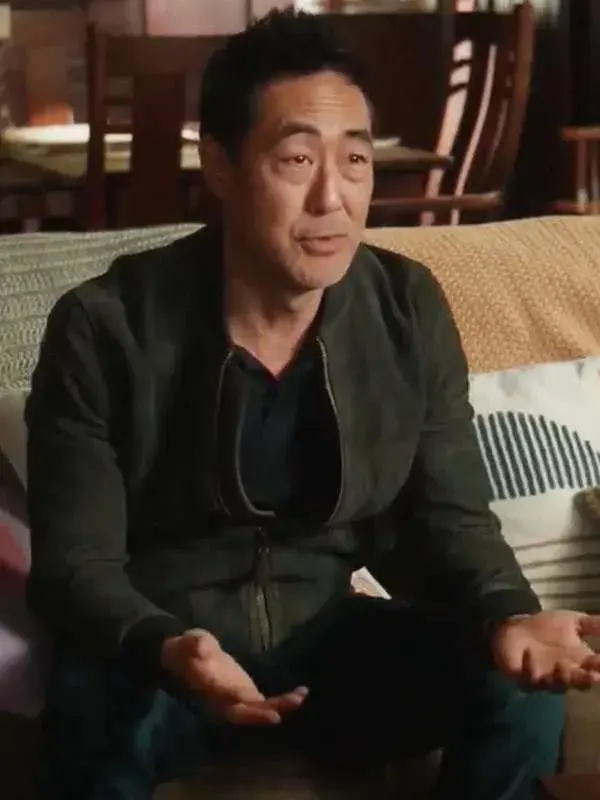 9-1-1 S09 Howie Han Suede Leather Jacket