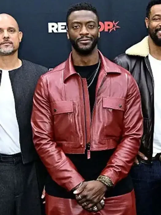 Aldis Hodge Cross S02 Red Leather Jacket