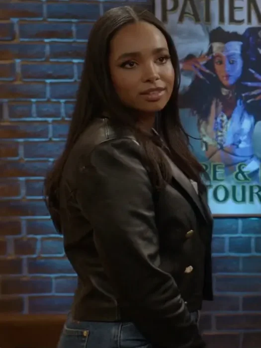 All American Madison Shamoun Black Cropped Blazer