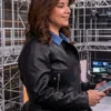Ana The View Black Leather Jacket