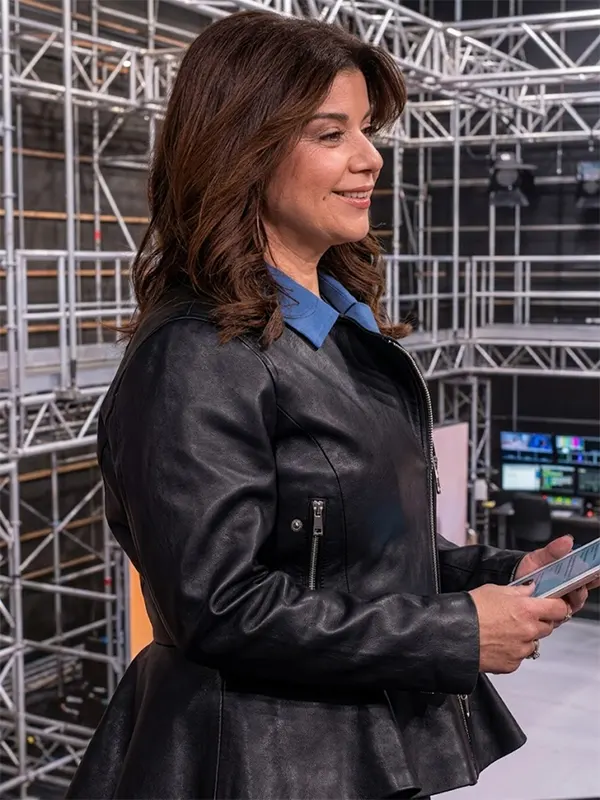 Ana The View Black Leather Jacket