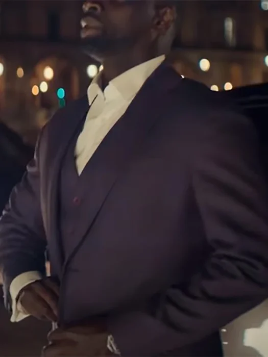 Assane Lupin S01 Gray Blazer