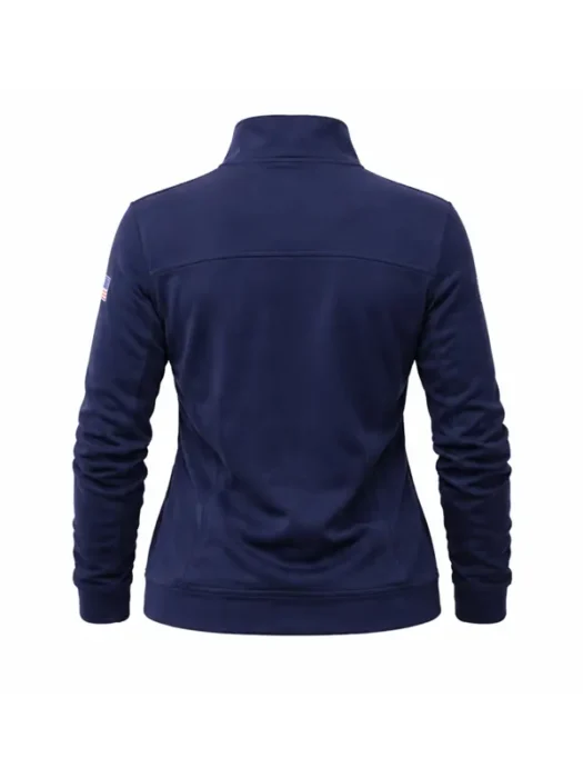 Basketball World Cup 2026 Stephanie White Blue Jacket Back