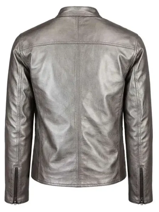 Brandon Dunlap Speed Faster Leather Jacket Back