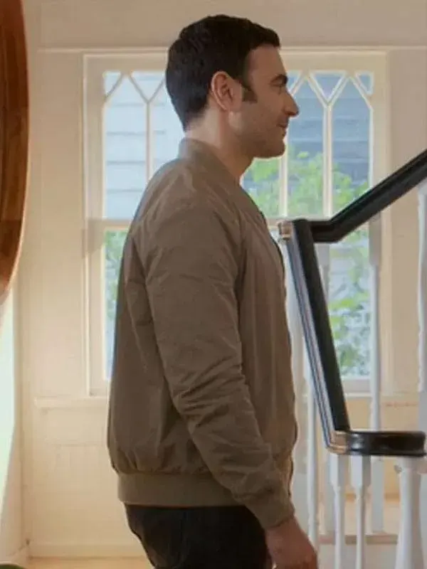 Brett Goldstein Shrinking Bomber Jacket