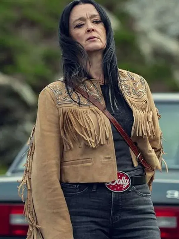 Bronagh Gallagher How to Get to Heaven from Belfast Fringe Brown Jacket