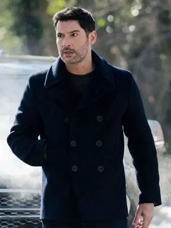 CIA Tom Ellis Black Coat